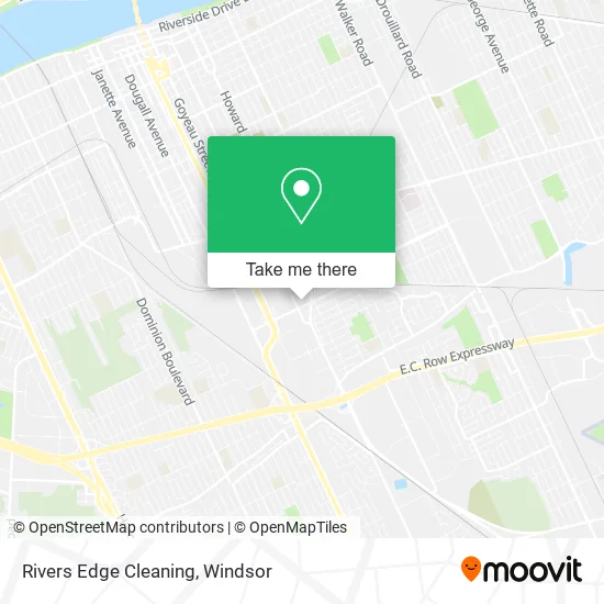Rivers Edge Cleaning map