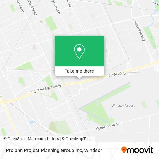 Prolann Project Planning Group Inc map