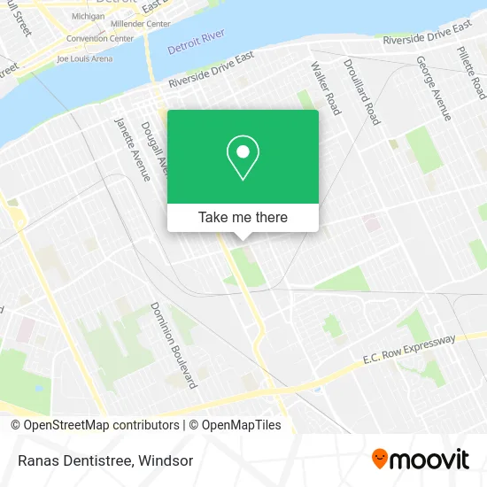 Ranas Dentistree map