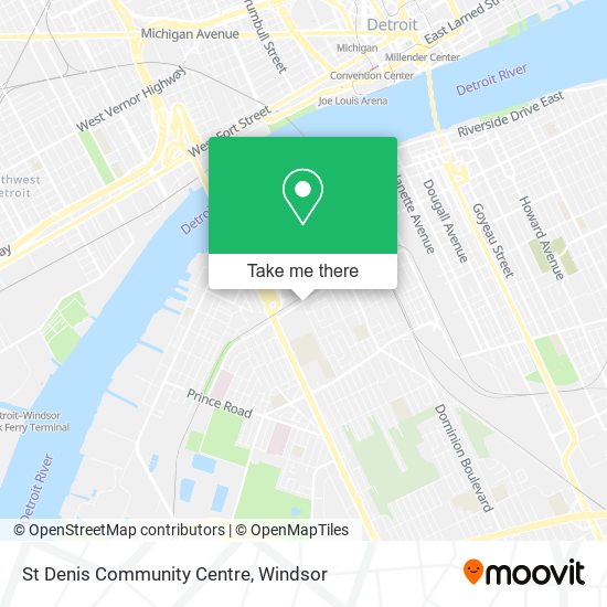 St Denis Community Centre map