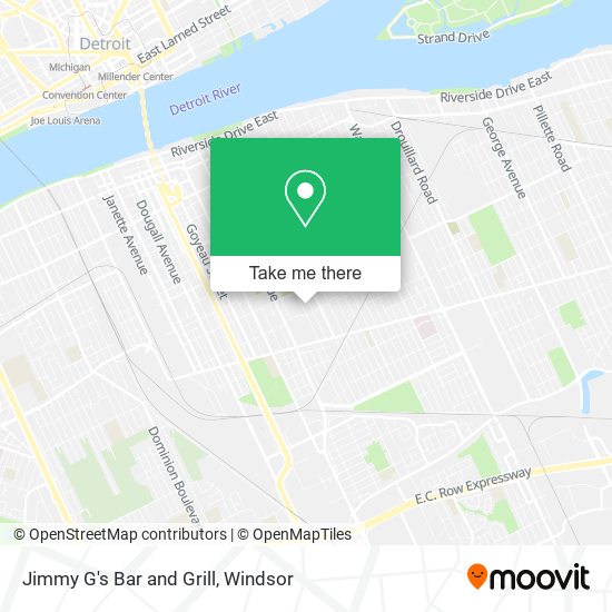 Jimmy G's Bar and Grill map