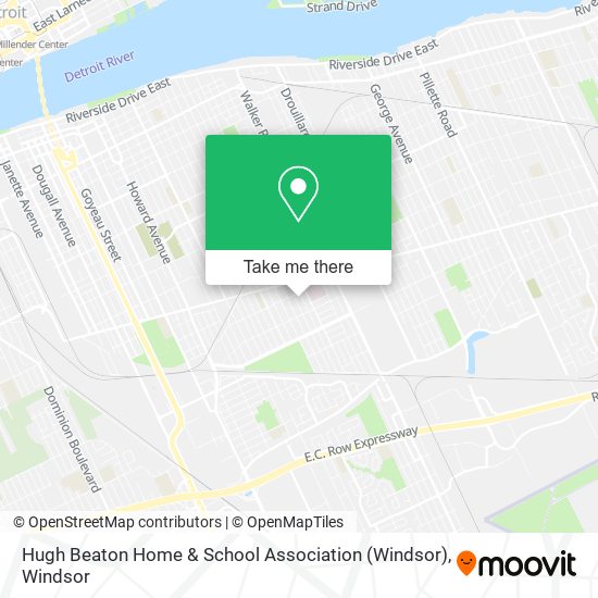 Hugh Beaton Home & School Association (Windsor) map