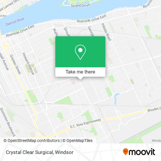 Crystal Clear Surgical map