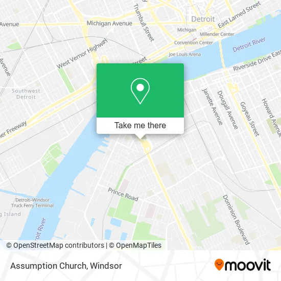 Assumption Church map