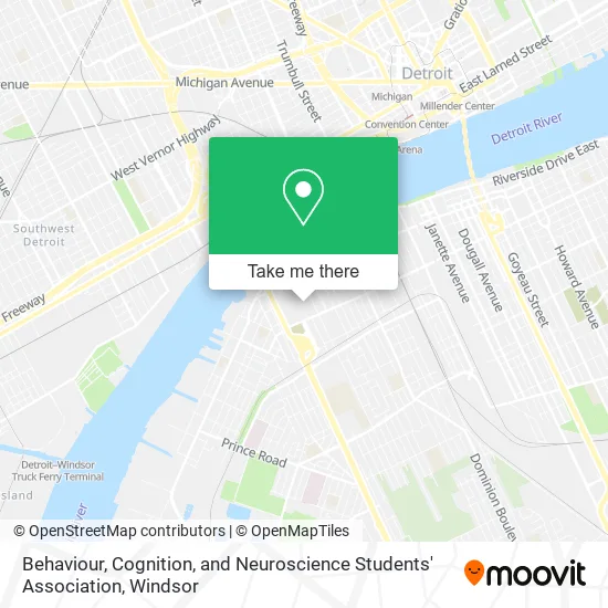 Behaviour, Cognition, and Neuroscience Students' Association map
