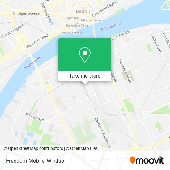 Freedom Mobile map