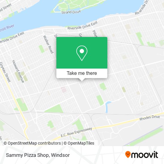 Sammy Pizza Shop map