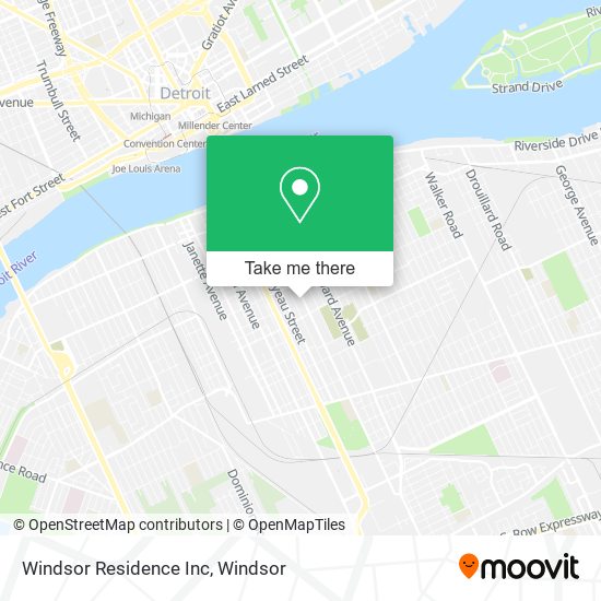 Windsor Residence Inc map