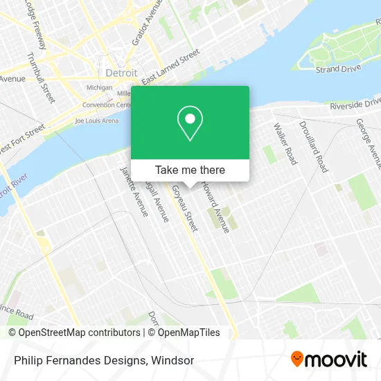 Philip Fernandes Designs map