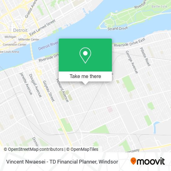 Vincent Nwaesei - TD Financial Planner map