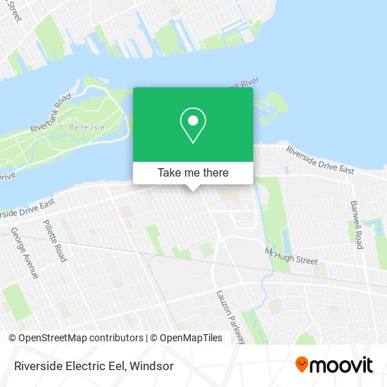 Riverside Electric Eel map