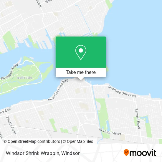 Windsor Shrink Wrappin map