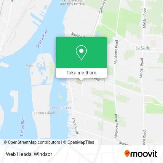 Web Heads map