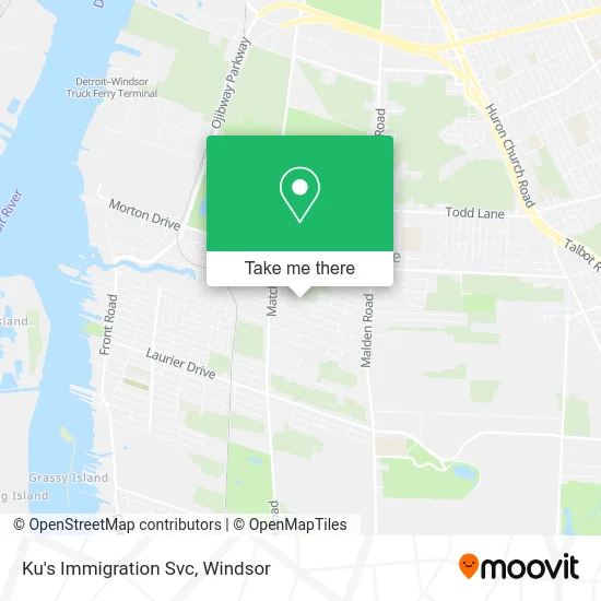 Ku's Immigration Svc map