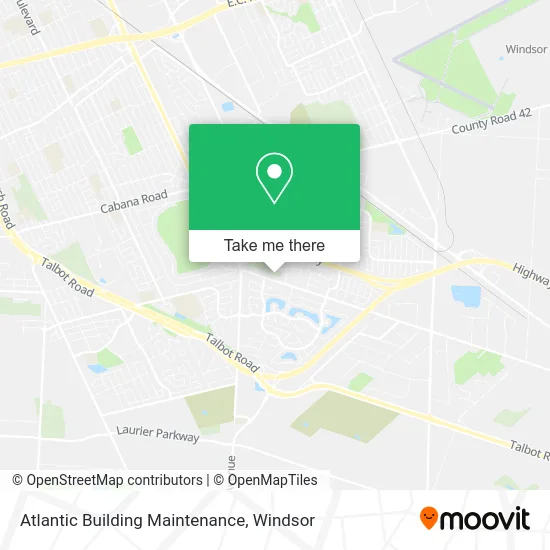 Atlantic Building Maintenance map