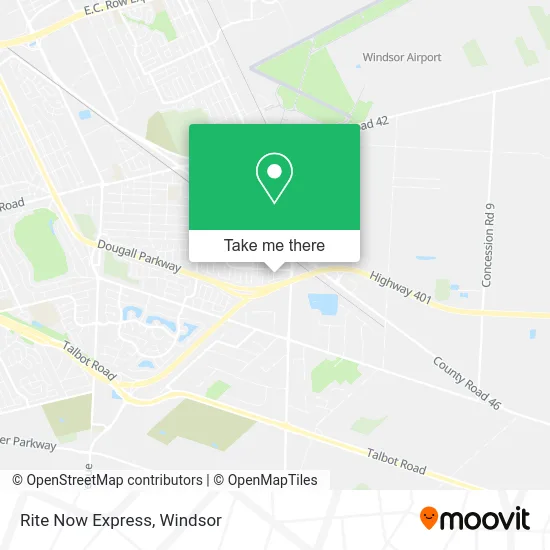 Rite Now Express map