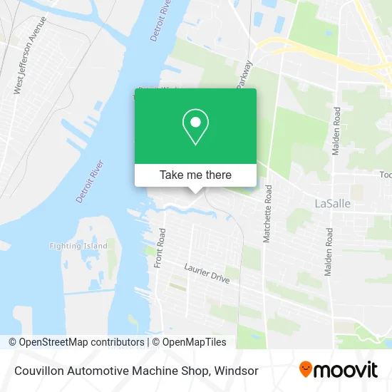 Couvillon Automotive Machine Shop map