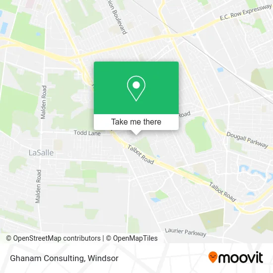 Ghanam Consulting map