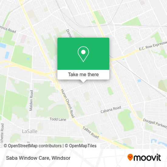 Saba Window Care map