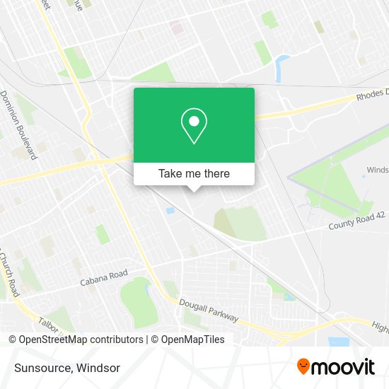 Sunsource map
