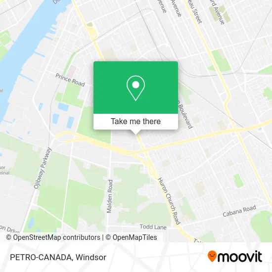 PETRO-CANADA map