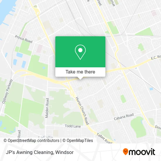 JP's Awning Cleaning map