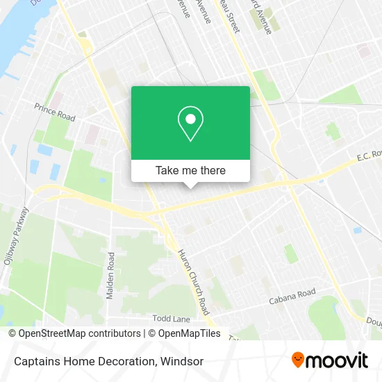 Captains Home Decoration map