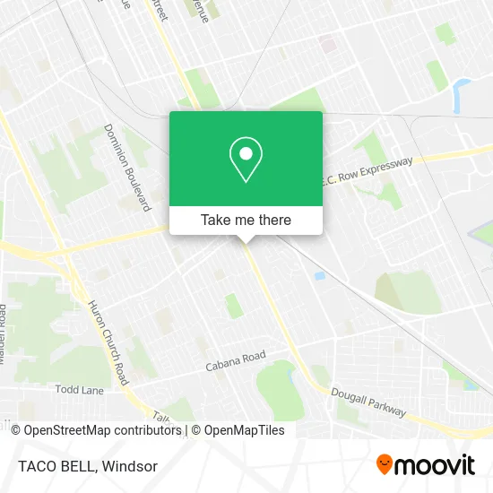 TACO BELL map