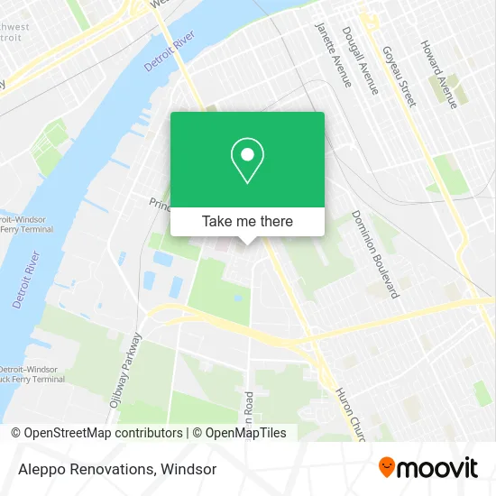 Aleppo Renovations map