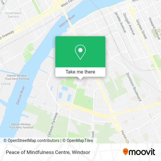 Peace of Mindfulness Centre map