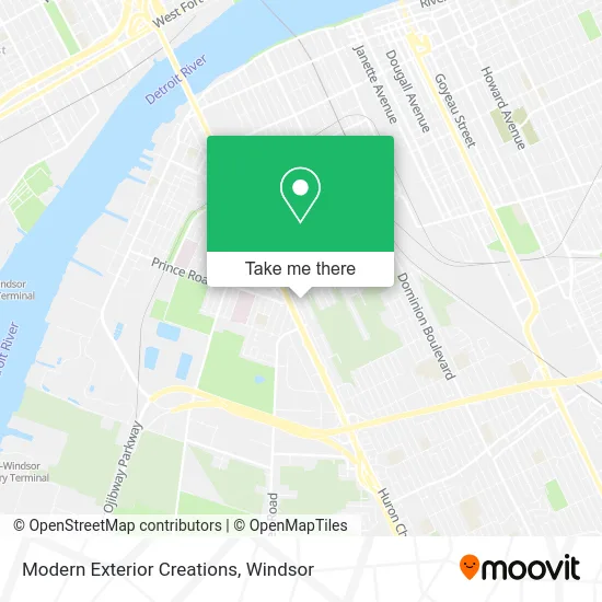 Modern Exterior Creations map