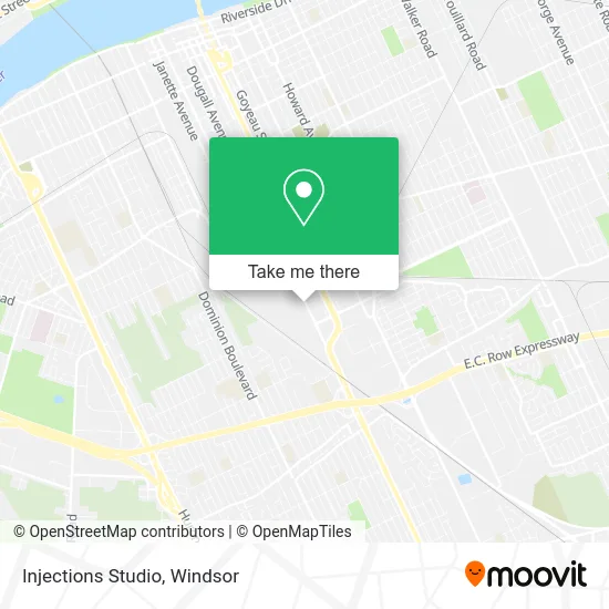 Injections Studio map