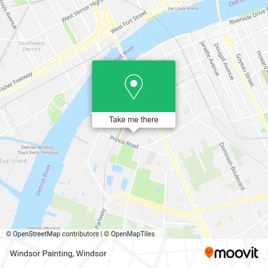 Windsor Painting map