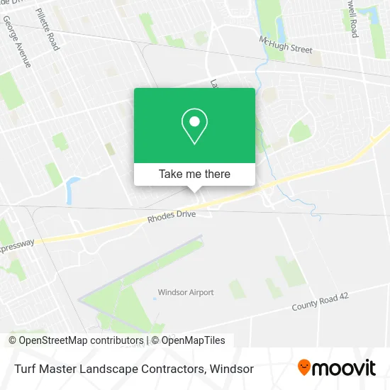 Turf Master Landscape Contractors map