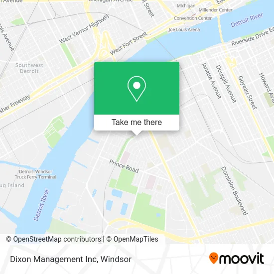 Dixon Management Inc map