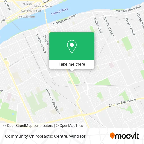Community Chiropractic Centre map