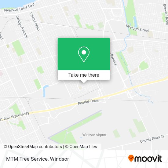 MTM Tree Service map