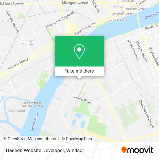 Haseeb Website Developer map