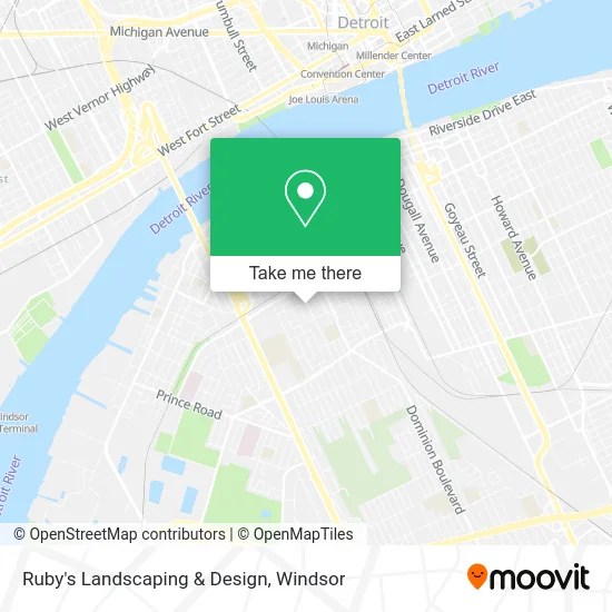 Ruby's Landscaping & Design map