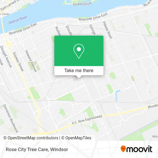 Rose City Tree Care map