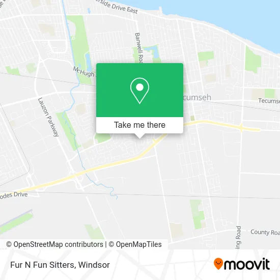 Fur N Fun Sitters map