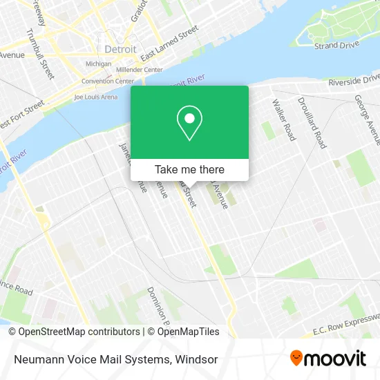 Neumann Voice Mail Systems map