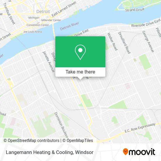 Langemann Heating & Cooling map