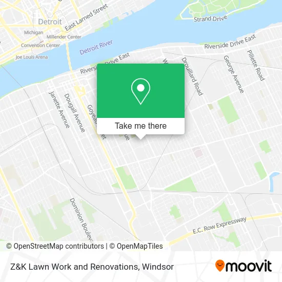 Z&K Lawn Work and Renovations map