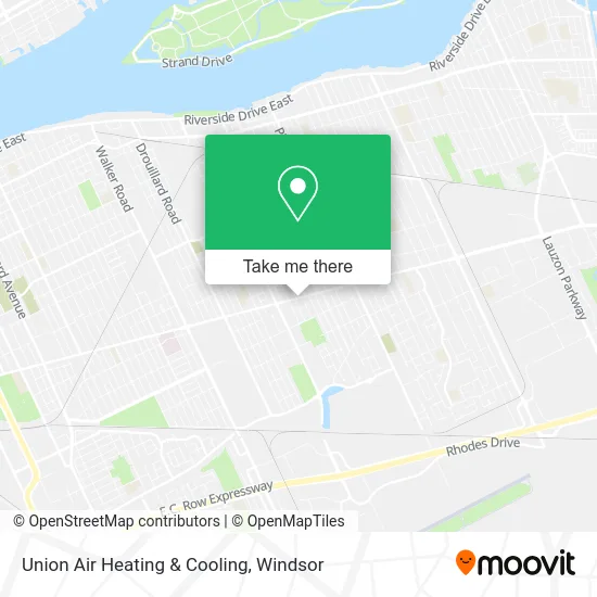 Union Air Heating & Cooling map