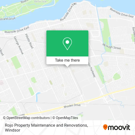 Rojo Property Maintenance and Renovations map