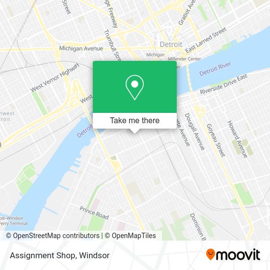 Assignment Shop map