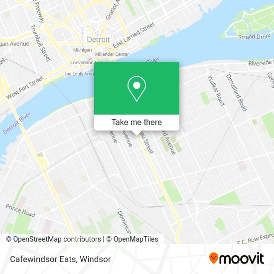 Cafewindsor Eats map
