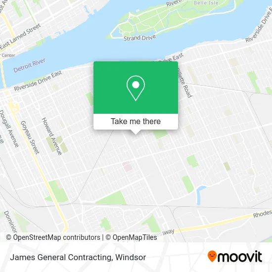 James General Contracting map