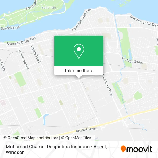 Mohamad Chami - Desjardins Insurance Agent map